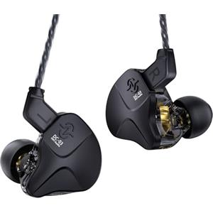 Yinyoo CCZ Sonata DC03 HiFi In Ear Monitor Auricolari, 10mm Magnete Driver Dinamico Cuffie Sportive IEM da Gioco ad Alta Fedeltà Auricolari con Cavo a 2Pin per Regalo PC Audiofilo (senza microfono)