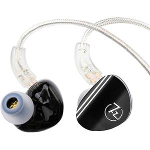 LINSOUL 7HZ SONUS 1DD+1BA Dual Driver In Ear Monitor, Cuffie HiFi In Ear IEM, con cavo OCC rimovibile di fascia alta, in alluminio per audiofili, cuffie da gioco (nero, 3,5 mm)