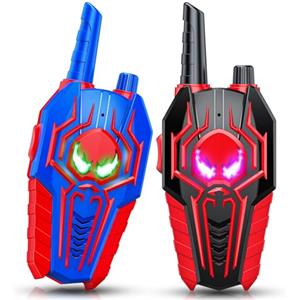 Toyokid Walkie-Talkie Bambini, Giochi Bambini 3 4 5 6 7 8 9 10 Anni Spider Walkie Talkie Regalo Bambino 3-10 Anni Giochi da Esterno per Bambini Giocattoli Bambino 3-10 Anni Regalo Compleanno Bambini