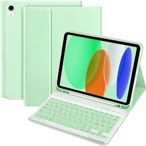 TQQ Cover iPad 10 Generazione con Tastiera/(A16) 11 Generation (11/10.9 pollici, 2025/2022), Italiano QWERTY Layout, Tastiera Bluetooth Staccabile Compatibile con iPad 11/10