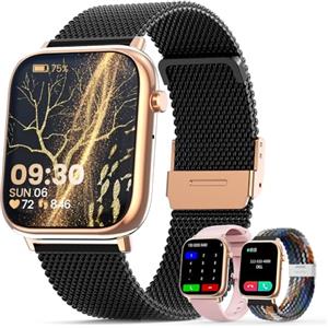 elfofle Smartwatch Donna Uomo con Chiamate, 1,83