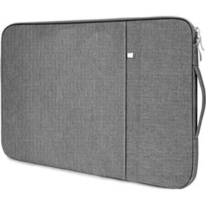 flintronic Custodia per Laptop da 14 Pollici, Sleeve per Laptop, Impermeabile Custodia Borsa Custodia Protettiva Compatibile con MacBook Pro/Acer/Dell/Lenovo/HP/Samsung/Sony/Asus, 14 Pollici -Grigio2