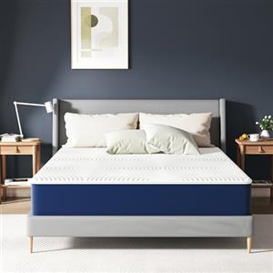 Matoresu Materasso Matrimoniale 160x190 Memory Foam, Altezza 25 cm, Medio Rigido H3, Materasso Ergonomico in Schiuma Fredda a 7 Zone, Confortevole e Traspirante, con Rivestimento in Tessuto