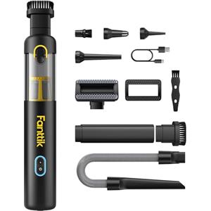 Fanttik Slim V8 Apex Aspirabriciole Senza Fili Per Auto,Alta Potenza di Aspirazione 19000Pa,Ricarica Rapida USB-C in 2,5 Ore,4 in 1 Aspirapolvere e Soffiatore d'aria e Pompa ad Aria e Pompa Sottovuoto