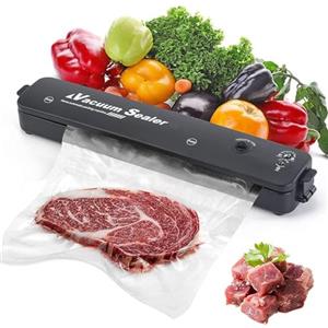 ALNJK Macchina Sottovuoto Alimenti, 2 in 1 Macchina Sottovuoto Professionale Sottovuoto Macchina per Alimenti Portatile, Macchina Sottovuoto per Alimenti Foodsaver con 10 Sacchetti