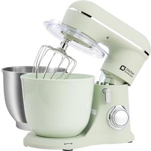 Kitchen in the box Impastatrice Planetaria, 2 Ciotole 4,5 L+5 L Impastatrice Professionale, 10 Velocità con Uncino Impastatore, Mescolatore, Frusta Sbattitric, 1300W (Verde Chiaro)