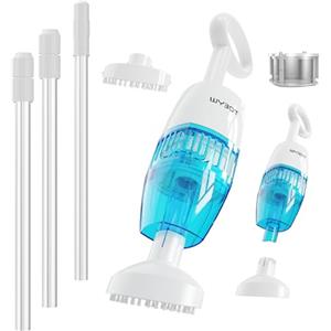 WYBOT Hyson 100 Robot Piscina Senza Fili per Whirlpools, Autonomia 60 Min, Aspiratore Piscina fondo Manuale con Asta Telescopica, per Pools/Spas Fuori Terra (Incl. 2 Spazzole)