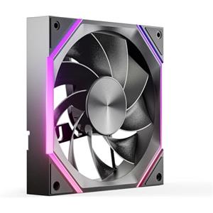 AsiaHorse Nyota Ventola per PC RGB da 140 mm Reverse, 1 pezzi [HDB] 2000 RPM/61.5 CFM/2,16 MMH2O ARGB Ventola 5 V3 PIN ARGB e 12 V4 PIN PWM, durata 50,000 ore
