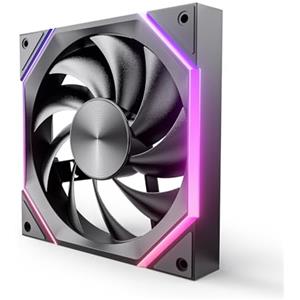 AsiaHorse Nyota Ventola per PC RGB da 140 mm, 1 pezzi [HDB] 2000 RPM/61.5 CFM/2,16 MMH2O ARGB Ventola 5 V3 PIN ARGB e 12 V4 PIN PWM, durata 50,000 ore