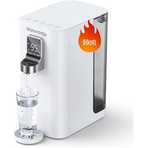 Waterdrop Distributori di Acqua Calda con Filtro ad Osmosi Inversa, WD-K19-H, Bianco Chiaro