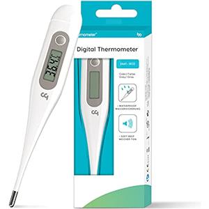 femometer Febbre Termometro digitale per bambini, letture accurate e veloci, sonda impermeabile, grigio