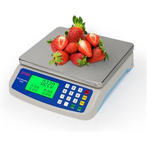RUJIXU Bilancia cucina digitale acciaio inossidabile 10kg bilancia professionale per alimenti Ideale per panifici Mense e cucine bilancia contapezzi con display LCD Funzione Tara