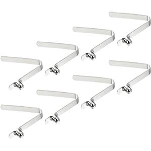 PATIKIL 6.5x5mm Kayak Pagaia Scatta, 8pz Asta Spingi Pulsante Molla Clip Acciaio Cavo Bottone Blocco Tubo Singolo Perno per Campeggio Tenda Tenda Palo