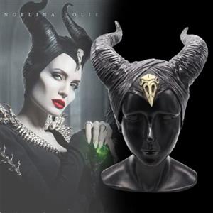 Tibroni Halloween Corna Ragazza Malefica, Halloween Cosplay Corna Ragazza Malefica in Lattice, Evil Queen Maleficent Costume Cosplay Copricapo, Unisex Taglia Unica
