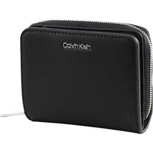 Calvin Klein Portafoglio Donna Ck Must Z/A Wallet Flap Medium Piccolo, Nero (Ck Black), Nero (Ck Black), Taglia Unica