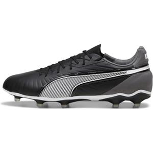 PUMA King Match Fg/AG, Scarpe da Calcio Unisex - Adulto, Puma Black Puma White Cool Dark Gray, 42 EU