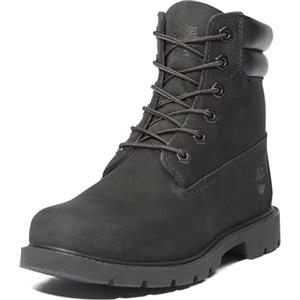 Timberland Linden Woods WP 6 inch, Stivali alla Moda Donna, Black, 37.5 EU Larga