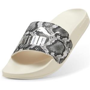 PUMA Leadcat 2.0 Snake Chic, Sandali a Ciabatta Donna, Alpine Snow-Gold, 42 EU