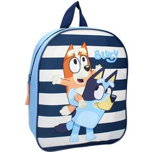 Vadobag Zaino cagnolina BLUEY e BINGO Jump Into Fun - Zainetto per bambini | Scuola | Asilo - Colore Blu e Azzurro - dimensioni 29x22x9cm