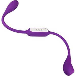 EIS, vibratore, vibratore doppio ricaricabile, 24,5 cm, impermeabile, silicone delicato sulla pelle, 2 motori controllabili separatamente