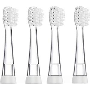 Seago SG-902 Spazzolino di Ricambio Baby Sonic 4 testine di ricambio morbide età 18-36 mesi (4 testine Mini Plus)