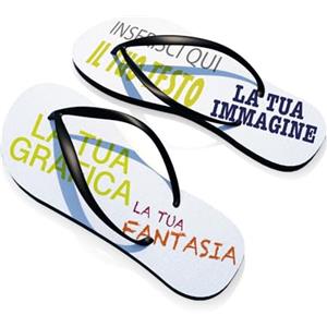 VENEZIANO Gruppo ciabatte infradito personalizzate - personalizza ora con immagini, loghi o testi