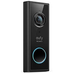 eufy Security, videocitofono wireless aggiuntivo con risoluzione 2K, audio bidirezionale, semplice auto-installazione, richiede HomeBase 2
