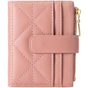 FALAN MULE Portafoglio da Donna in pelle, Portafogli Donna Piccoli con blocco RFID, con Cerniera Coin Grande Capacità Mini Portamonete