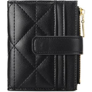 FALAN MULE Portafoglio da Donna in pelle, Portafogli Donna Piccoli con blocco RFID, con Cerniera Coin Grande Capacità Mini Portamonete