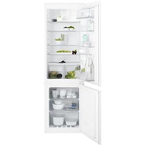 Electrolux Frigocongelatore a Incasso Combinato ENT6TE18S TwinTech Total No Frost, 340L, Spazio per alimenti freschi, Illuminazione LED, Colore Bianco