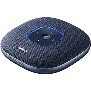 Anker PowerConf S3 - Altoparlante da conferenza Bluetooth, 6 microfoni, registrazione audio intelligente, batteria 24 ore, funzione Soundcore, Bluetooth 5, USB-C, per ufficio e home office (in blu)