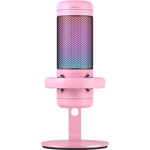 TONOR TC320 Microfono Gaming USB con RGB/Controllo Guadagno, Mute Touch per Streaming, Podcast, Registrazione, Twitch/YouTube/Discord, Microfono a Condensatore per PC con Supporto Mac/PS4/PS5/NS Rosa