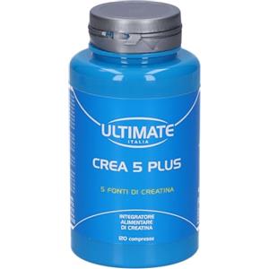 ULTIMATE ITALIA Crea 5 Plus - 5 Tipi Di Creatina In Un Unico Prodotto - Creatina Monoidrato, Creatina Etil Estere, Creatina Malato, Creatina Piruvato, Creatina Taurinato - Ultimate Italia, 1
