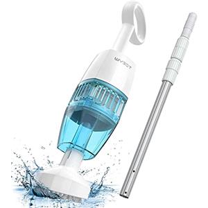 WYBOT Hyson 100 Robot Piscina Senza Fili per Whirlpools, Autonomia 60 Min, Aspiratore Piscina fondo Manuale con Asta Telescopica & 2 Spazzole, per Piscine Fuori Terra/Spas [5200mAh]