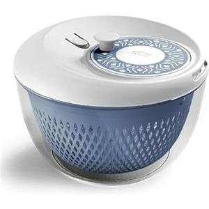 Stefanplast Centrifuga per Insalate con Coperchio 2 in 1 Tosca Blu 26 cm
