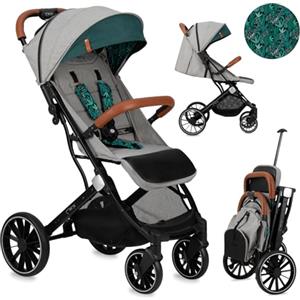 Momi Passeggino MoMi ESTELLE DAKAR a partire da 6 mesi (fino a 22 kg), pieghevole con cintura di sicurezza a 5 punti, cestino porta spesa e funzione di apertura, manico telescopico per il traino