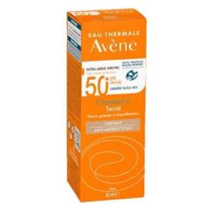Avène Cleanance SPF 50 - Protezione Solare Colorata per Pelle Grassa e Acneica - 50 ml