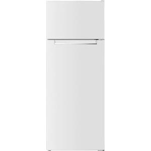 BEKO FRIGORIFERO DOPPIA PORTA BEKO RDSO206K40WN, Capacità netta totale 206 l, Rumorosità: 40 dB(A), 3 ripiani, Dimensioni: L 54,5 cm A 143 P 55,5 cm, Bianco, Classe E