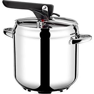 PINTINOX Prima Collection, Pentola a Pressione First, Acciaio Inox Nichel Free, Adatta all'Induzione, 7 Litri.