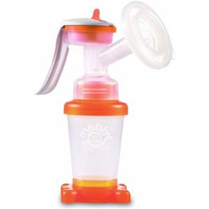 Mebby 91494 Gentlefeed Tiralatte Manual con Morbida Coppa Massaggiante