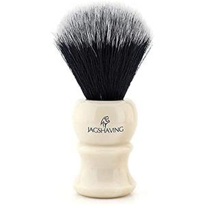 Jag Shaving Pennello da barba di capelli sintetici Elfo Manico color gamba