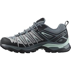 Salomon X Ultra Pioneer Gore-Tex Scarpe Impermeabili Escursionismo da Donna, Qualsiasi condizione meteo, Tenuta del piede sicura, Stabilità e ammortizzazione, Stormy Weather/Alloy/Yucca, 40 2/3 EU