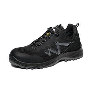 C.B.F. Balducci Group Scarpa da Lavoro Antinfortunistica - ESD - Fondo all Road - S3S (Eterna Low Jump S3S Nero, 46)