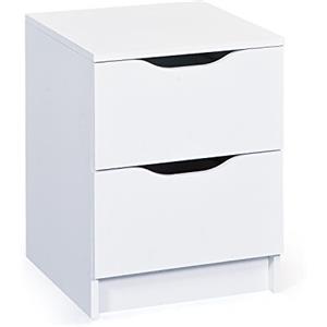 Inter Link - Cassettiera - 2 cassetti - Credenza - Melamina - Bianco - Cassetti con maniglie incassate - Westphalen 2