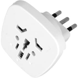 ZOREI Adattatore Universale da Viaggio a Italia, Convertitore Da UK USA Cina a Spina 10A Italiana (57X57X42mm, 1 PCS)