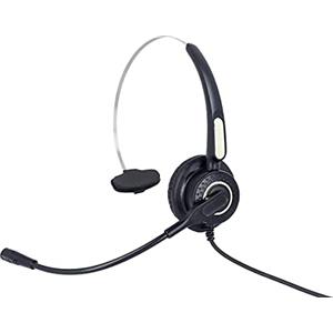 LEDLUX VH500S Cuffia Monoaurale Con USB Microfono Auricolare Professionale Per PC Notebook Aziendale Ufficio Call Center Skype Uso Business
