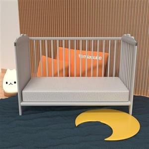 miasuite i sogni italiani Materasso per Culla e Lettino 60x130 cm, Alto 10 cm, Sfoderabile e Lavabile, Traspirante ed Anallergico, Materasso Antisoffoco, Made in Italy 100% | Sim H10