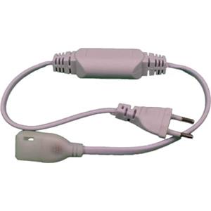 A2ZWORLD Cavo di Alimentazione 50cm per Striscia LED COB 220V da 50m, 8W/m, 600lm/m, IP65, Tagliabile ogni 50cm, 12mm Larghezza, 6mm Spessore