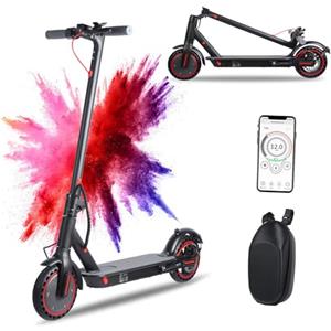 ITOYXES Monopattino Elettrico Adulto,36V 10.4Ah,25 Km/h,30Km di Autonomia, 8.5 Pneumatici Gonfiabili,Carico Massimo 220LB,Monopattino Pieghevole with Borsa,Monopattino Elettrico