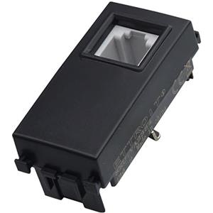 ZOREI 1 Pezzo Connettore Telefonica Presa RJ11, Compatibile Con Vimar Arkè, Colore Nero